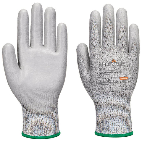Portwest A620GRR Cut B13 PU Glove A2 - Gray - R
