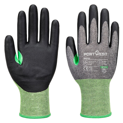 Portwest A636G8R CS Cut C18 Nitrile Glove A3 - Gray/Black - R