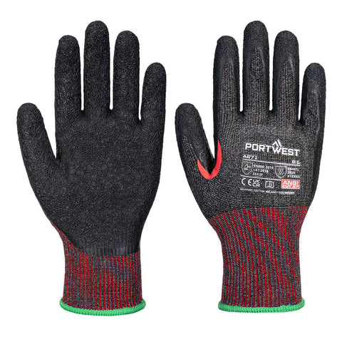 Portwest A671K8R CS Cut F13 Latex Glove A7 - Black - R
