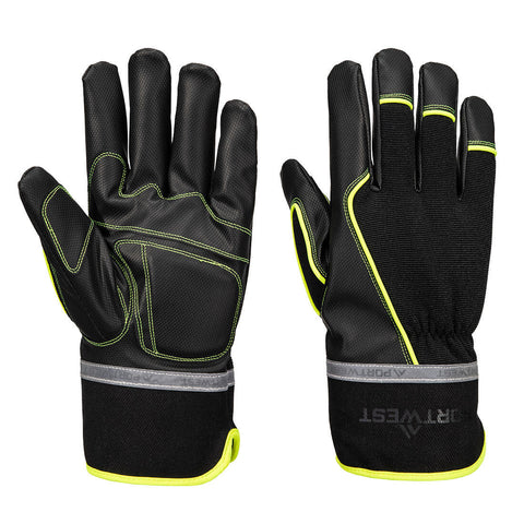 Portwest A753K8R Cold 450 PU Waterproof Mechanical Glove - Black - R