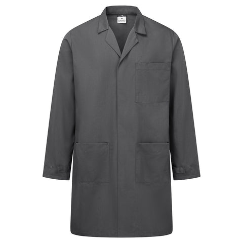 Portwest AS10ZOR Anti-Static ESD Coat - Zoom Gray - R