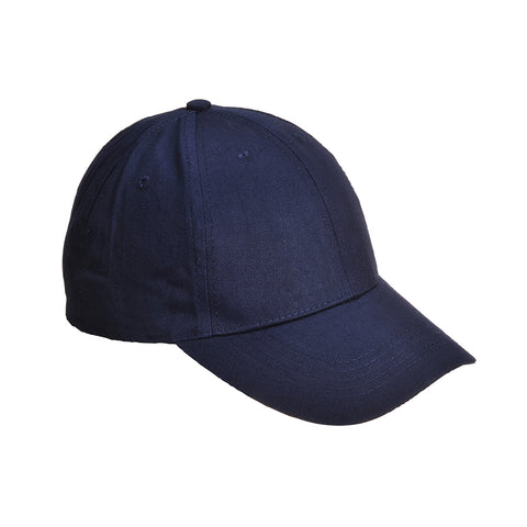 Portwest B010NA Six Panel Baseball Cap - Navy - R