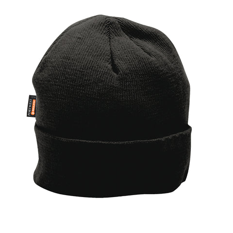 Portwest B013BK Knit Hat Insulatex Lined - Black - R