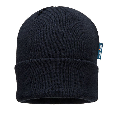 Portwest B013NV Knit Hat Insulatex Lined - Navy - R
