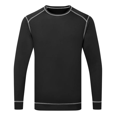 Portwest B153BKR Base Pro Antibacterial Top - Black - R