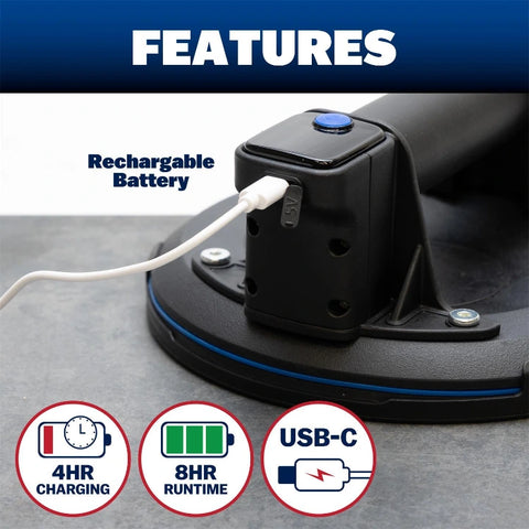 BARWALT V300E™ Battery Vacuum Suction Cup