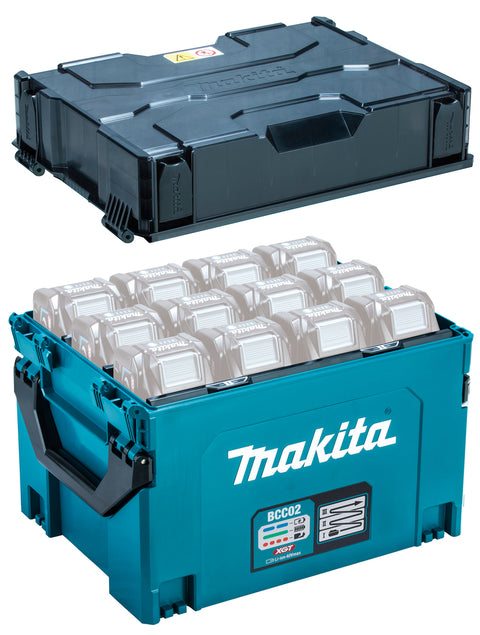 Makita BCC02 40V max XGT® 12 Port Charging Case