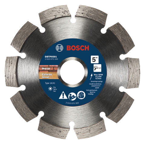 BOSCH DBTP0501 5" Premium Segmented Tuckpointing Blade