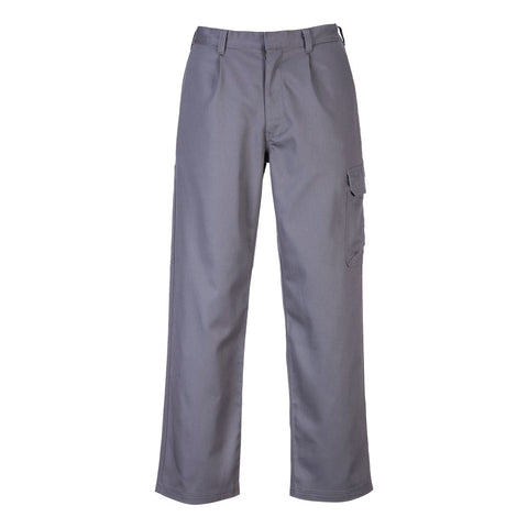 Portwest BZ31GRT Bizweld Work FR Cargo Pants - Gray Tall - T
