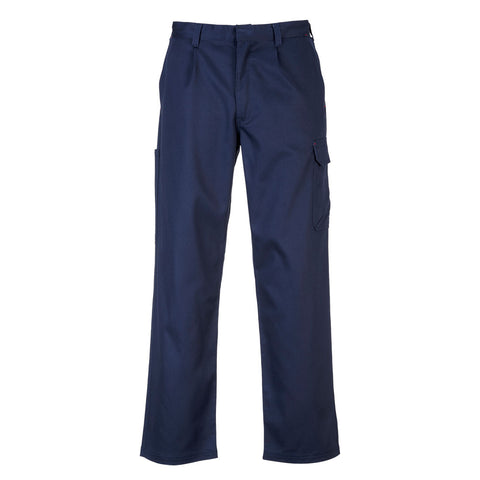 Portwest BZ31NAR Bizweld Work FR Cargo Pants - Navy - R