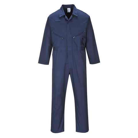 Portwest C813NAR Liverpool Zipper Coverall - Navy - R