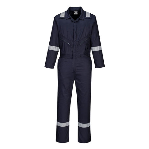 Portwest C814NAR Iona Enhanced Cotton Coverall - Navy - R