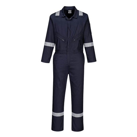 Portwest C814NVR Iona Enhanced Cotton Coverall - Navy - R