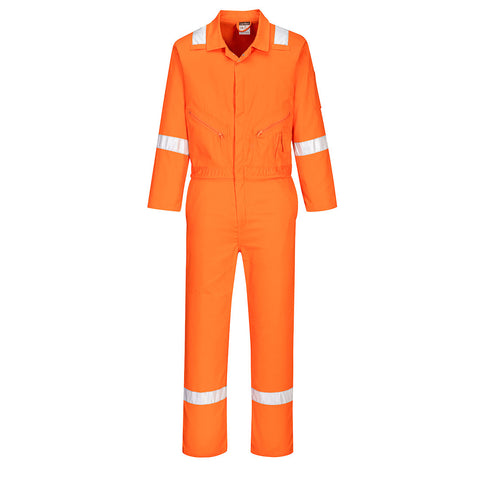Portwest C814ORR Iona Enhanced Cotton Coverall - Orange - R