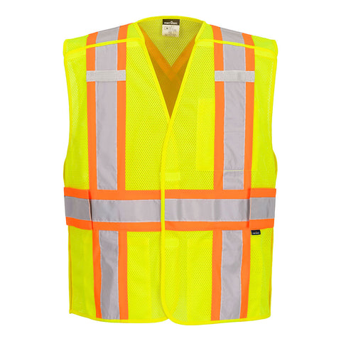 Portwest CA393YER Hi-Vis X Back Expandable Vest - Yellow - R