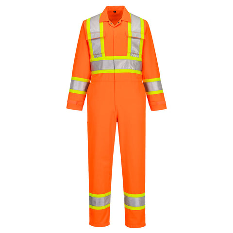 Portwest CA999ORR Hi-Vis X Back Coverall - Orange - R
