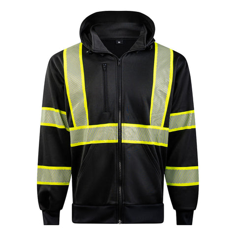 Portwest CB171BKR Iona X Back Zipped Hoodie - Black - R