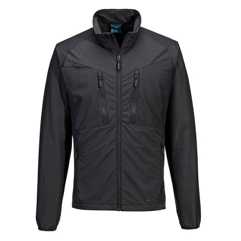 Portwest DX480ABR DX4 Zip Lightweight Mid Layer - All Black - R