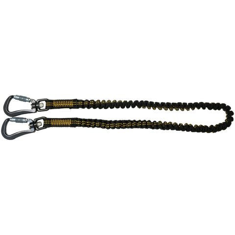 DFP Safety DXDP721510 DEWALT Power Tool Lanyard Dual Carabiner 75", 15 lb. capacity
