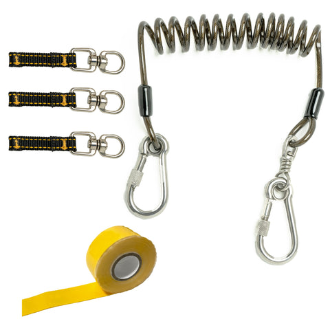 DFP Safety DXDP910150 DEWALT Coiled Tool Tethering Kit , 2 lb. capacity