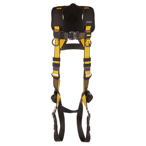 DFP Safety DXFP532012(S-M) DEWALT D3000 Vest Style, 5-Point, back D-Ring, QC Chest, QC legs (S-M)