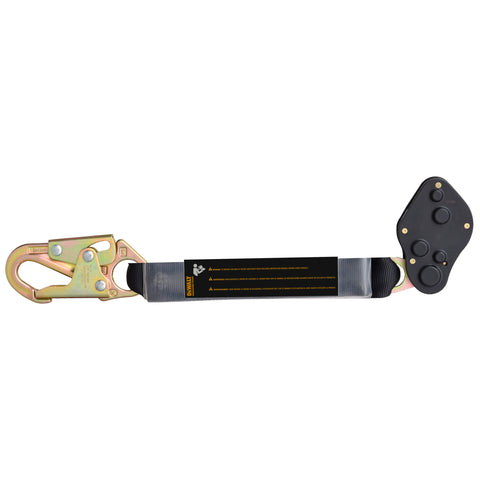 DFP Safety DXFP150010 DEWALT Rope Grab - Removable - Manual - 3' Energy Absorbing Lanyard - 5/8 Rope