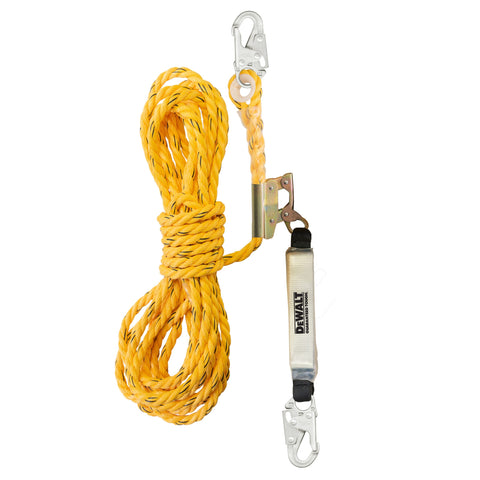 DFP Safety DXFP210050 DEWALT 50' Vertical Lifeline with Rope Adjustor