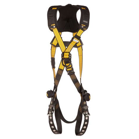 DFP Safety DXFP532021(S-M) DEWALT D3000 Crossover, Back and Front D-Rings, QC Chest, TB Legs (S-M)