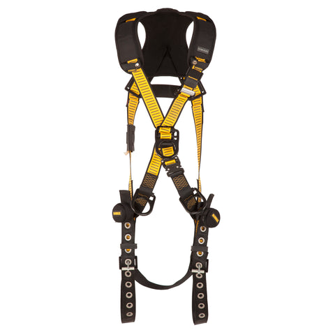 DFP Safety DXFP532023(L-XL) DEWALT D3000 Crossover, Back, Side and Front D-Rings, QC Chest, TB Legs (L-XL)