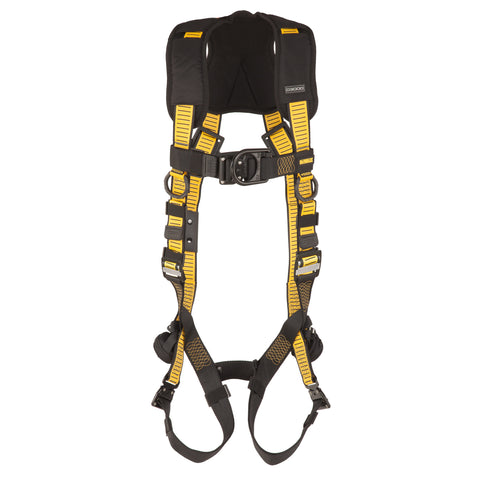 DFP Safety DXFP532042(S-M) DEWALT D3000 Vest Style, 5-Point, Back and Front D-Rings, QC Chest, QC Legs (S-M)