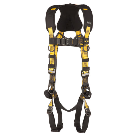 DFP Safety DXFP532052(M-L) DEWALT D3000 Vest Style, 5-Point, Back, Front and Side D-Rings, QC Chest, QC Legs (M-L)