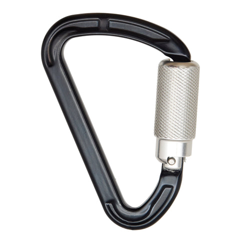DFP Safety DXFP914001 DEWALT Carabiner - Bulb Type Self-Locking - Aluminum - 1/4 Turn - .67" Gate Opening - ANSI