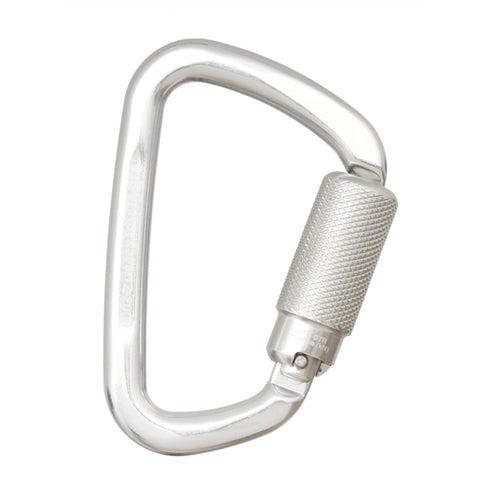 DFP Safety DXFP915001 DEWALT Carabiner - Standard Self-Locking - Aluminum - 1/4 Turn - .83" Gate Opening - ANSI