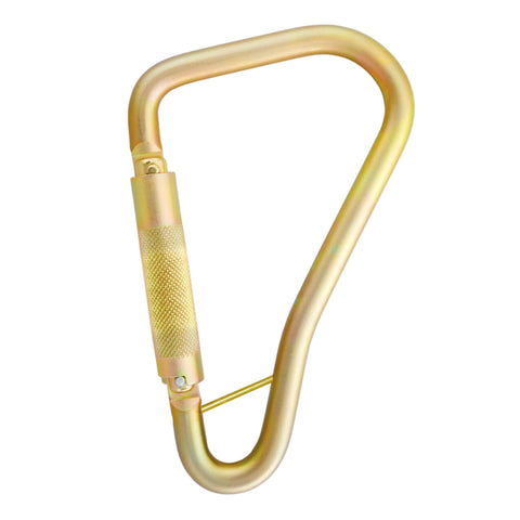 DFP Safety DXFP982001 DEWALT Carabiner - Large Self-Locking - Steel - 1/4 Turn - 2" Gate Opening - ANSI
