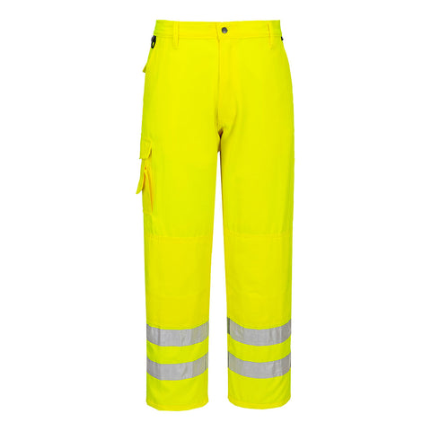 Portwest E046YER Hi-Vis Service Pants - Yellow - R