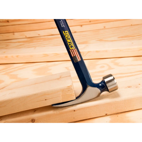 Estwing E3-25S 25oz Big Blue Framing Hammer w/ Larger Face - Blue Grip (Smooth Face)