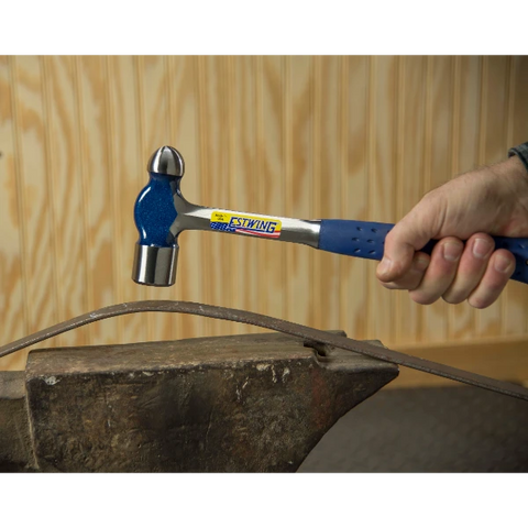 Estwing E3-16BP 16oz Ball Peen Hammer w/ Blue Grip (Smooth Face)