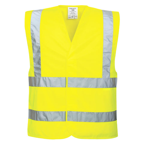 Portwest EC76YER Eco Hi-Vis Band and Brace Vest (10 Pack) - Yellow - R