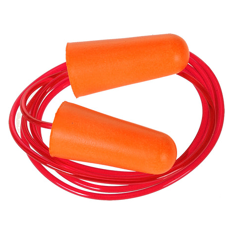Portwest EP08OR Corded PU Foam Ear Plugs (200 pairs) - Orange - R