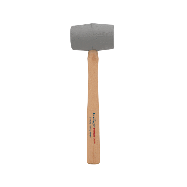 Draper Estwing EDH-12N Grey Deadhead Rubber Mallet, 12oz main image 1