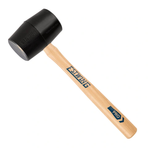 Estwing DH-12 12oz Deadhead Rubber Mallet, Wood Handle