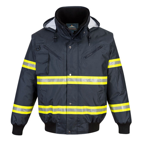 Portwest F126NAR Iona Xtra Enhanced 3-in-1 Bomber Jacket - Navy - R