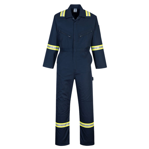 Portwest F128NAR Iona Xtra Enhanced Coverall - Navy - R