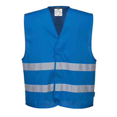Portwest F374RBR Iona Enhanced Mesh Vest - Royal Blue - R