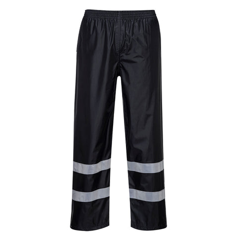Portwest F441BKR Iona Enhanced Rain Pants - Black - R