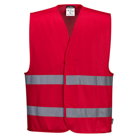 Portwest F474RER Iona Enhanced Vest - Red - R