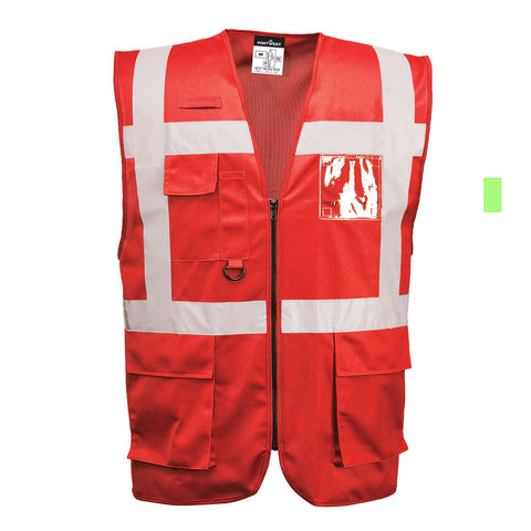 Portwest F476RER Iona Executive Vest - Red - R