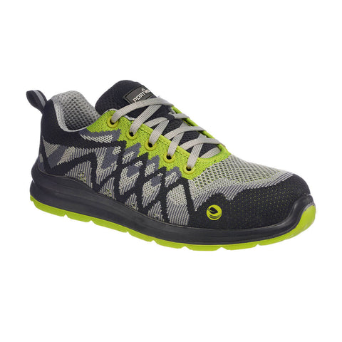 Portwest FC08BKY Portwest Compositelite Eco Safety Sneaker S1P - Black/Yellow