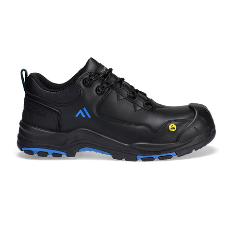 Portwest FC19BKB Apex Compositelite Shoe S3S ESD HRO SR SC FO - Black/Blue