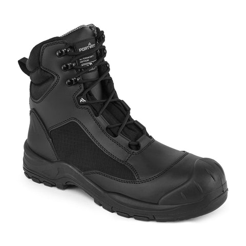 Portwest FC26BKR Patrol Occupational Boot O7S SR FO SC HRO - Black - R